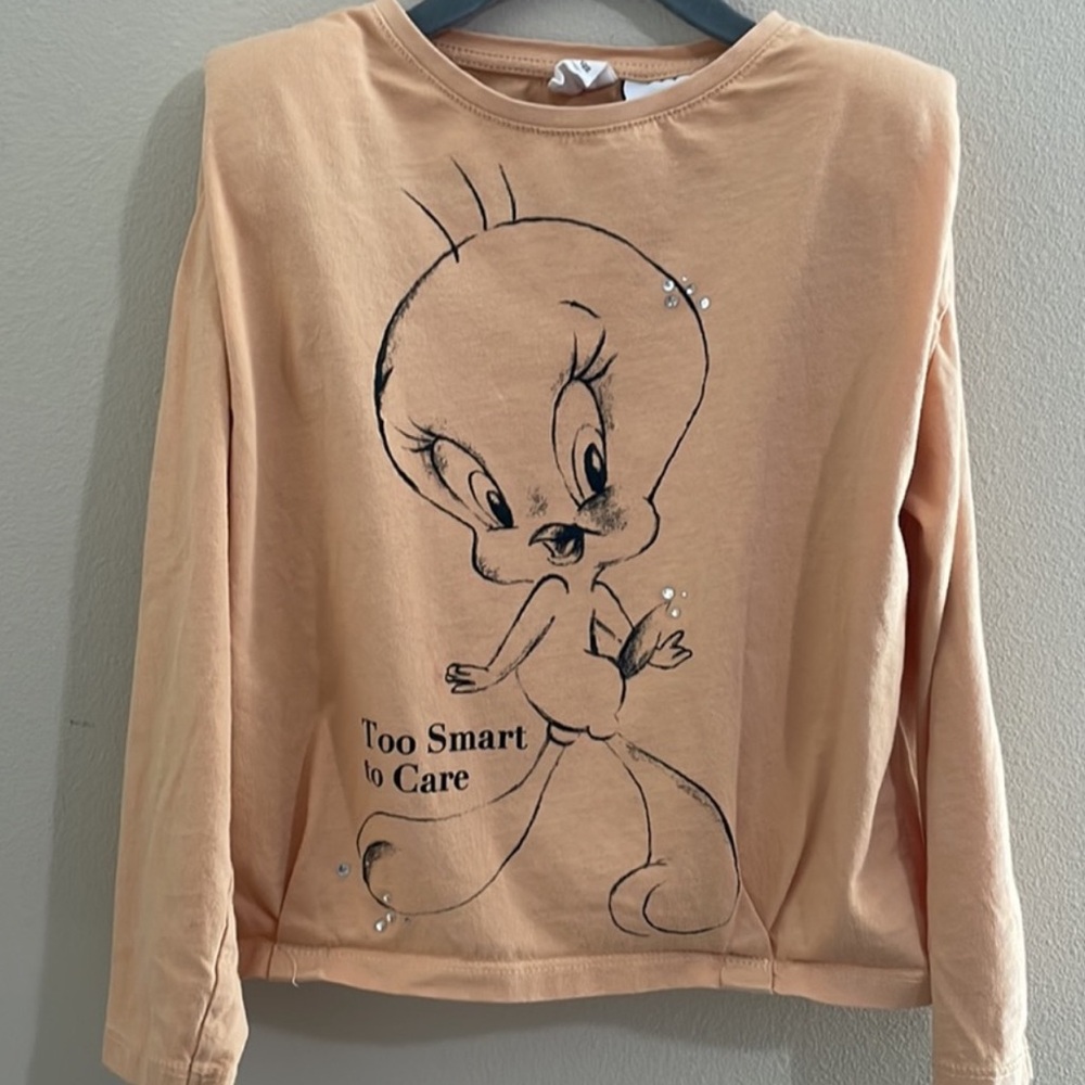 Zara Girls Top Looney Tunes Tweety